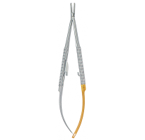 Micro needle holders with TC, CASTROVIEJO, 15 cm