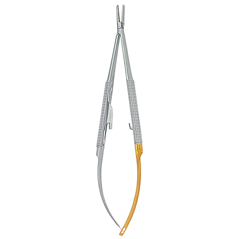 Micro needle holders with TC, CASTROVIEJO, 15 cm