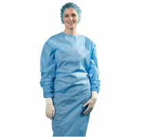 Surgical gown with 2 hand...