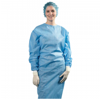 Surgical gown with 2 hand...