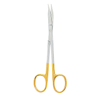 Scissors with TC, GOLDMANN-FOX, 13 cm, sharp-sharp