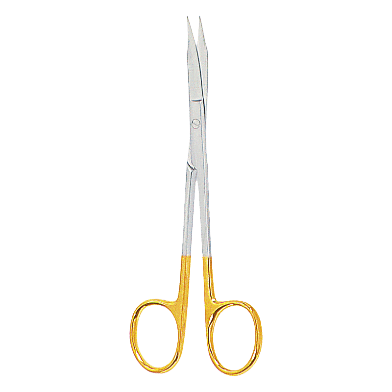 Scissors with TC, GOLDMANN-FOX, 13 cm, sharp-sharp