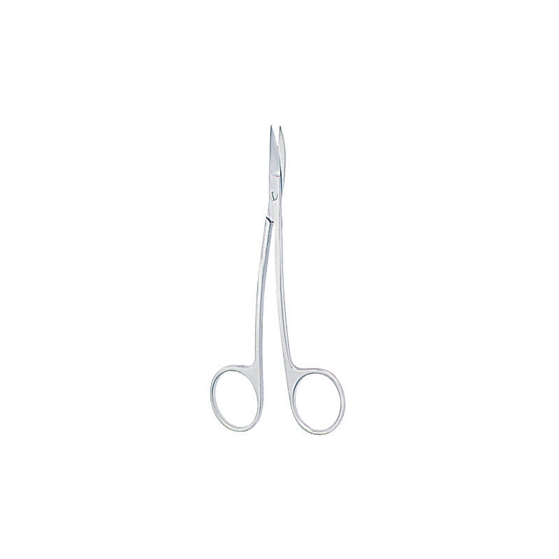Gum scissors, LA-GRANGE, 11,5 cm, sharp-sharp, S-shape
