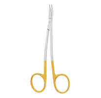 Scissors with TC, LA-GRANGE, 11,5 cm, sharp-sharp, S-shape