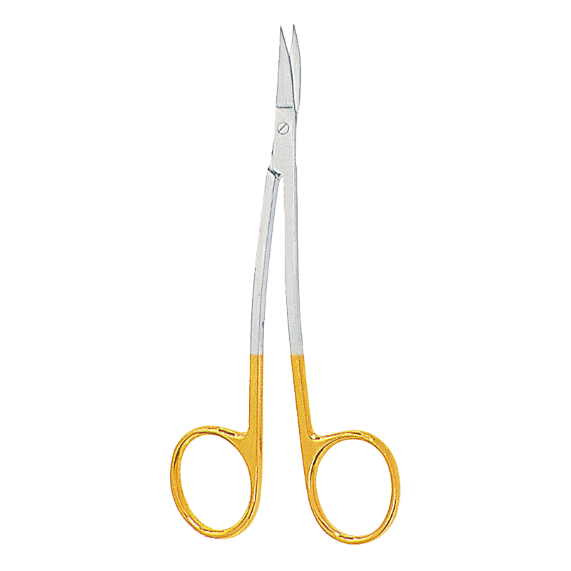 Scissors with TC, LA-GRANGE, 11,5 cm, sharp-sharp, S-shape