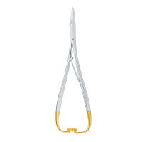 Needle holders with TC, MATHIEU, 14 cm, 0,4 mm